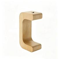 Wooden Magnetic Doorbell Minimalist Brass Chime Natural Wood Frame Entry Alert for Modern Home Interior Use A12 beige
