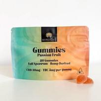 20 CBD Gummies 30mg + THC 5mg (5 flavors to choose from) Passion Fruit / 1 sachet