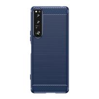 Dėklas Sony Xperia 1 IV Dėklas Sony Xperia 1 IV Dangteliai Naujas Telefono Galinis Minkštas TPU Dėl Fundas Sony Xperia 1 10 II III IV Dangtelis For Xperia 1 II mėlyna