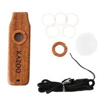 Mediniai Kazoo Instrumentai Nešiojama Medinė Armonika Gitara Ukulele Pritarimas Patry Muzikos Instrumentas Vaikams Pradedantiesiems Dovana brown