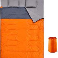 Maiceyi 4-Season Portable Detachable Sleeping Bag gray