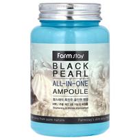 Farmstay, All-in-One Ampoule, Black Pearl, 250ml (8.45fl oz) blue