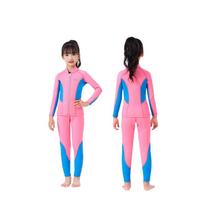 2.5mm Kids' and Adults' Windproof Wetsuit for Surfing & Snorkeling 14# pink