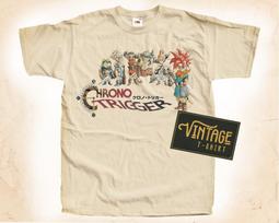 Chrono Trigger Vintažiniai marškinėliai vyrams NATURAL S5XL Unisex marškinėliai XXL white