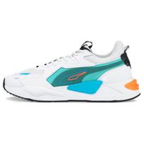 PUMA Rs X Split Athleisure Casual Sports Shoe Unisex White Blue Green 'White Blue' 383409-02 38 blue