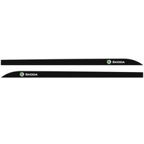 2x Side Skirt Sill Stripe Body Decals Sticker for Skodas Octavia Kodiaq Fabia Rapid Superb A5 A7 2 Kamiq Karoq Auto Accessories knzh54