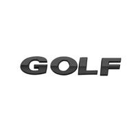 New New 1PCS 3D ABS GOLF Car Letter Logo Sticker Tail Bumper Badge Auto Rear Trunk Emblem Styling Accessories For Volkswagen tw3 black