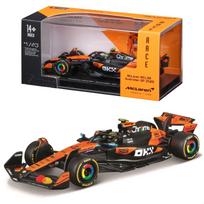 Bburago 2025 Model Signature Series F1 McLaren Team MCL39 Lando Norris Australian GP Race Sports Car Miniature Diecast Car Finished Product 1/43 #4 / oranžinė