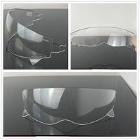 Covert-X Helmet Visor for SCORPION EXO Combat Combat 2 Face Shield Visière Moto Windshield UV Protection Durable Replacement gray
