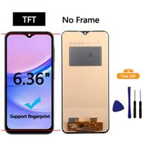 AMOLED ekranas, skirtas Samsung Galaxy A25 5G A256E A256B A256U, LCD ekranas, jutiklinio ekrano skaitmenintuvas, surinktas ekranas, ekrano keitimas TFT With Frame