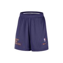 Nike NBA Mesh Shorts Loose Letter Print Drawstring Casual Shorts Men Shorts Purple FB3748-566 S blue