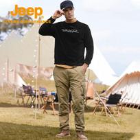 Jeep Men's Fleece-Lined Warm Sweatshirt XL black