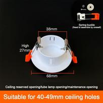 Creative Plastic Wall Hole Cover Snap-on Round Reserved Drill Hole Cap Various Size Decorative Hole Plug
