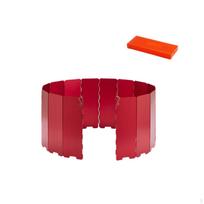 Camp Stove Windscreen Wind Protection Folding Portable Compact Lightweight Shade Red red