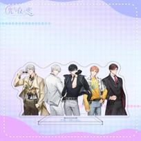 Lovely Light and Night Love Large Acrylic Stand Game Fan Merchandise Custom Distribution Reseller Standee Display Piece gray