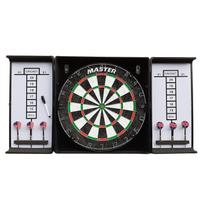 Aluminum Cabinet with MASTER Dartboard and Darts