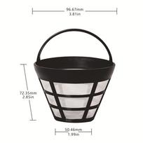 Basket Shaped Coffee Filters Cone Mesh Strainer Replacement Coffee Maker Filter for Kitchen Commercial Cafe Workplace Travel juoda