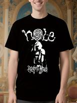 Hole Band Graphic Tshirt - Courtney Love Punk Rock Tee S brown