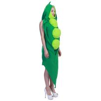 Žirnio Cosplay Kostiumas Realistiškas Žalias Žirnio Ankštis 3D Berankovis Kombinezonas Laisvo Kirpimo Linksmas Kostiumas Šaliai, Scenai, Pozuoti, Suaugusiems, Išdaigai One size green