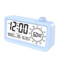 Silent Visual Digital Timer Multifunctional Countdown Timer Time Manager Desktop Clock  Student Battery model mėlyna