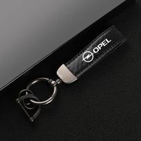 Naujas madingas automobilio anglies pluošto odinis virvelės raktų pakabukas žiedelis Opel Astra H G J Insignia Mokka Zafira Corsa Vectra C D Antara Kt2 gray