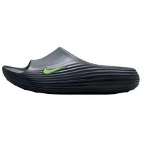 Nike ReactX Rejuven8 Slide Slippers Men's Cool Gray/Black/Neon Green HV4479-004 41 žalia