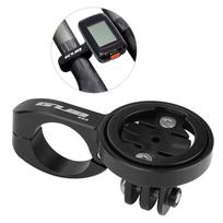 22,2 mm dviračio TT vairo kompiuterio laikiklis su 4 adapteriais, skirtais Garmin for Bryton for Cateye sporto kamerai black