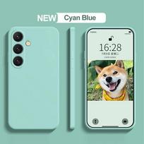 For Samsung Galaxy S23 S 23 S22 Ultra S24 FE S25 S8 S9 S10 S20 S21 Soft Cover Plus Case Liquid Silicone Phone Case For Galaxy S25 Plus white