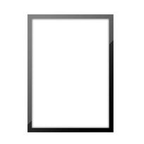 A3 A4 8,5x11 colių magnetinis nuotraukų rėmelis, plakato, sertifikato, meno kūrinio sieninis lipdukas rėmelis Black-A4