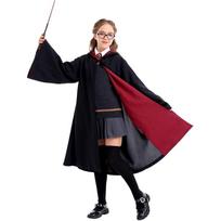Harry Potter Vaikų Kostiumas Gryffindor Chalatas Šalikas Kaklaraištis Akiniai Magijos Lazdelė Rinkinys 10-12 Metų 155cm Berniukams Mergaitėms Helovino Cosplay Apranga Premium 125 cm black
