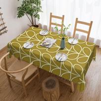 Orla Kiely Multistem Stačiakampis Staltiesė Vandeniui atspari Staltiesė Skandinaviškos Gėlės Stalo Apdangalai 60*102inch(150*255cm）