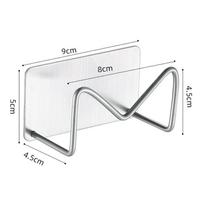 1pc Hair straightener storage rack Sink Sponge Holder For Kitchen Slivery Stainless Steel Household Water Channel Dishcloth Rag Storage Rack 1PCS sidabras