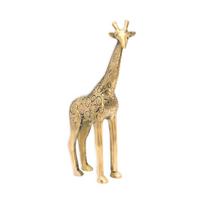 Auksinė žirafos statulėlė, Vastu statulėlė namams ir biurui, Vastu žalvarinė statulėlė, Religinė beige