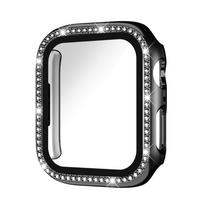Bling Case for Apple Watch SE/6/5/4 40MM 44MM Protective Case+Glass Screen Protector iWatch Series 7/8/9/10 41MM 45MM 42MM 46MM 40MM SERIES 4 5 6 SE juoda
