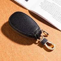 Unisex PU Leather Key Case For Car Key Wallet Pocket Key Holder Organizer Pouch Keys Organizer LargeCapacity Zipper Key Case Bag juoda
