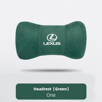 Automobilinė zomšinė galvos atrama su atminties putomis kaklo pagalvėlė Lexus RX330 IS250 Ct200h ES300h RX350 IS300h NX300h RX400h UX Automobilio Aksesuarai gray
