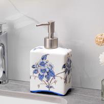 Ceramic press type lotion hotel hand sanitizer bottle home stay shampoo bath gel separate bottle bathroom accessories gray