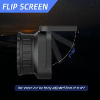64MP 4K HD 2.4G WIFI 23-60mm Telescope Camera Eyepiece with Flip Screen Portable for Astrophotography Enthusiast Bird Watching China Mainland