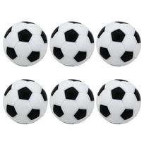 Pack of 6 Replacement Table Footballs 23mm Resin Foosball Balls for Foosball Game Accessories Quality and Light Weight 1 white
