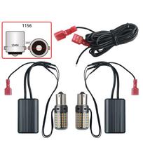 2X 1156 BA15S P21W 1156 BAU15S PY21W Led Canbus No Error 7440 W21W T20 3014 120SMD Car DRL Lamp Signal Light  White Yellow 12V black