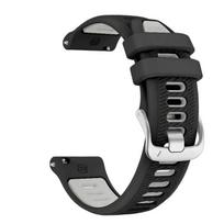 Silikoninė sportinė apyrankė 18 20 22mm skirta Garmin Forerunner 170 265 255 245 Venu 4 3 serijoms Patogi, patvari, greitai nuimama apyrankė Forerunner 170