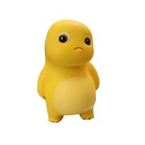 Cartoon Dinosaur Figure Little Milk Dragon Decompress Squeeze Milk Dragon Squeeze Soft Stuffed Yellow Kiss Milk Dinosaur yellow
