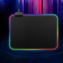 LED apšvietimas Žaidimų pelės kilimėlis RGB Didelis Klaviatūros uždangalas Neslystantis Guminis pagrindas Kompiuterinis kilimas Stalo kilimėlis PC Žaidimų pelės kilimėlis 200X260X3mm blue