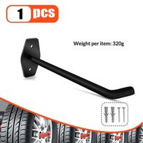 1Pc Heavy Duty Garage Hooks 20Kg Load Anti Slip Coating Carbon Steel Wall Mounted For Bikes Ladders Storage juoda
