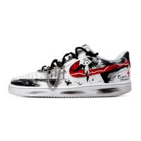 Nike Court Vision 1 žemi riedlenčių batai Unisex Juodi Raudoni DH2987-101(Komanda656-) 42.5 gray
