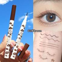 0.01mm Lying Silkworm Liquid Eyeliner Pen Waterproof Big Eyes Makeup Ultra-thin Smooth Quick-drying Women Cosmetics Beauty Tools blue