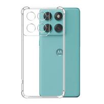For Moto Edge 60 Pro 5G Case Shockproof Transparent Silicone Soft Airbag TPU Phone Case For Motorola Moto Edge 60 Fusion Cover Motorola Edge 60 Fusion blue