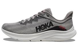 HOKA ONE ONE Solimar Limestone Lunar Black 1123074-LNBK 40.5 gray