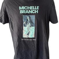 Michelle Branch BLACK T-shirt short sleeve All sizes 1F2763 XXL gray