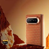 Original BENKS For Huawei Pura X Max Case,MagSafe-Compatible Kevlar Case, Hinge Protection Shockproof Case Carbon Fiber&Huawei Pura X Max oranžinė